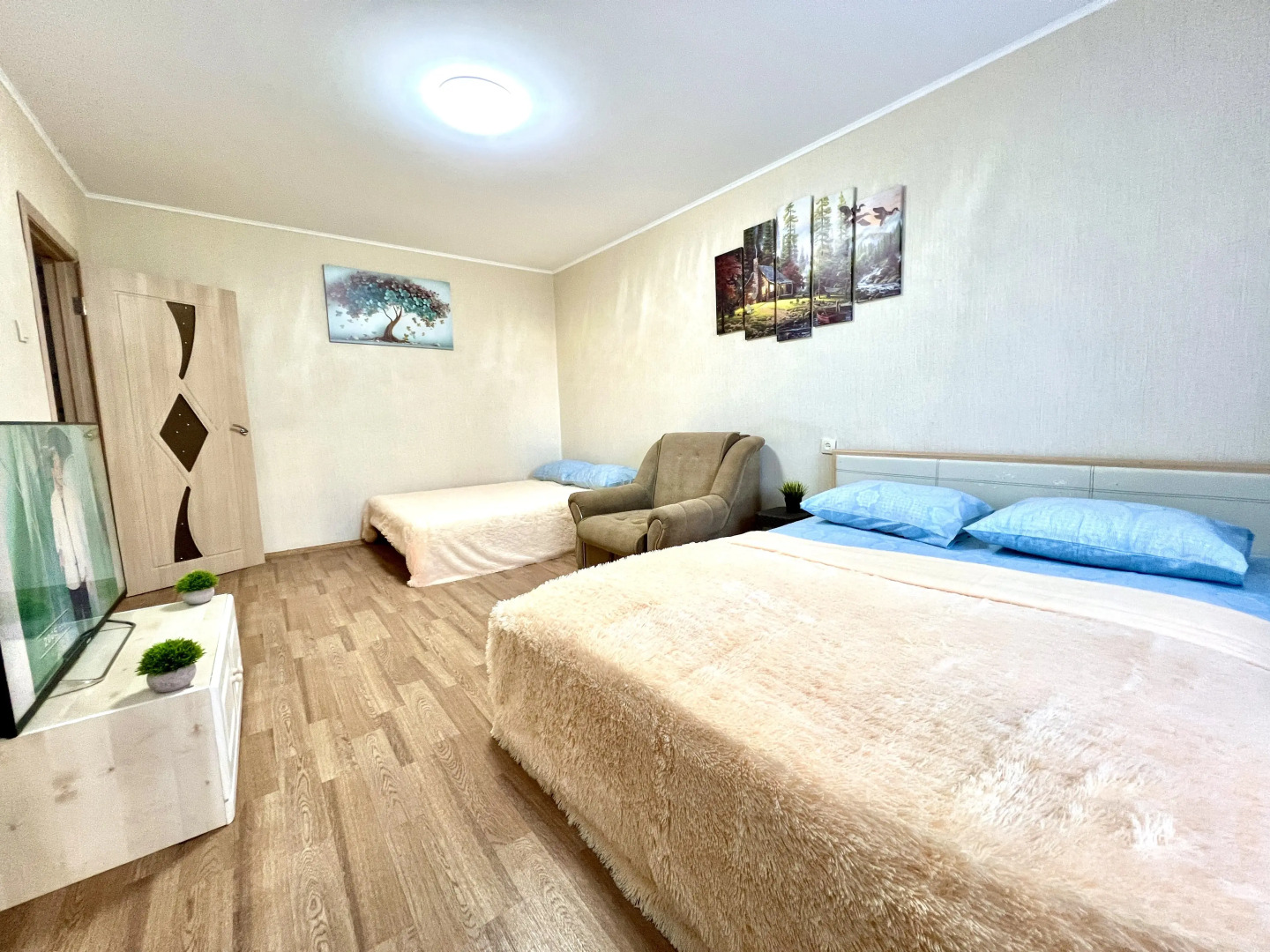 Апартаменты двухкомнатные (на Ново-Вокзальной 257А)