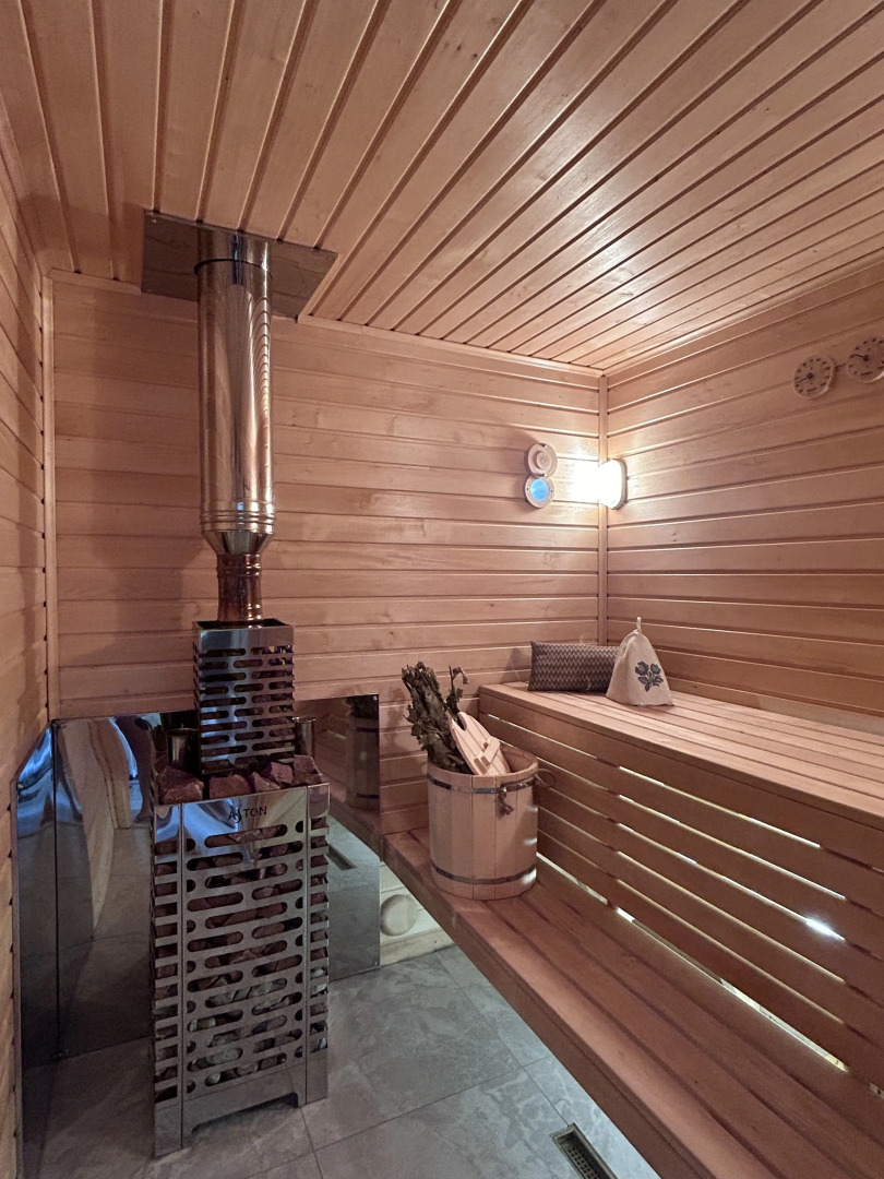 Частный Дом Баня с Собственной Террасой