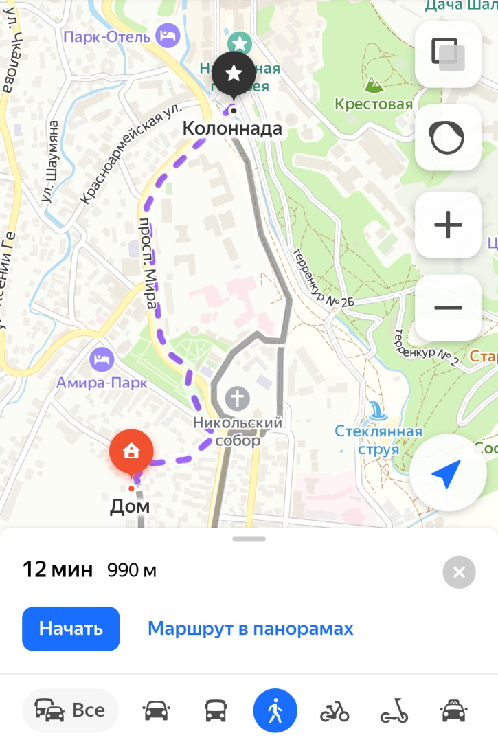 Квартира в центре с видом на восход