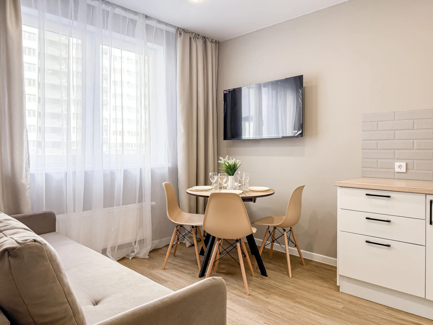 Квартира Капучино Апарт в ЖК Облака-2