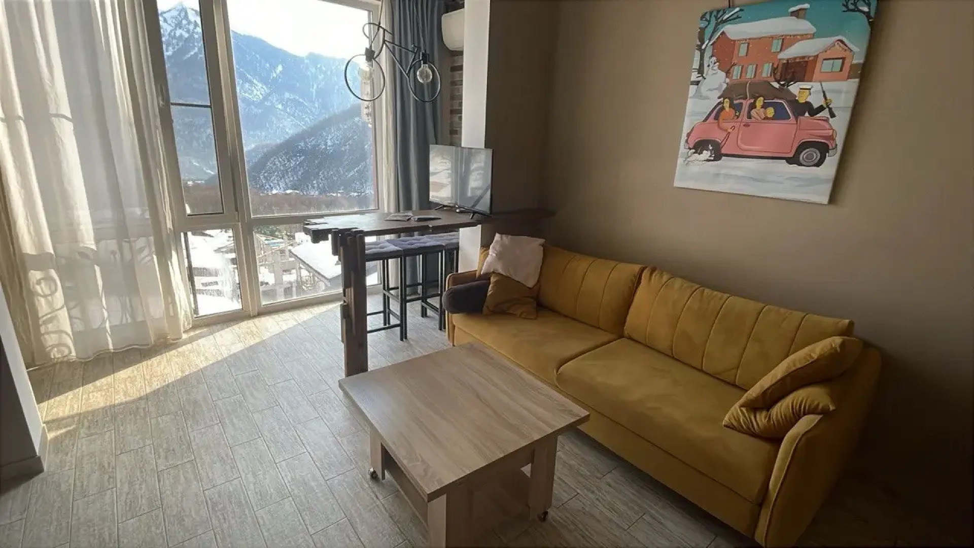 Апартаменты с видом на горы