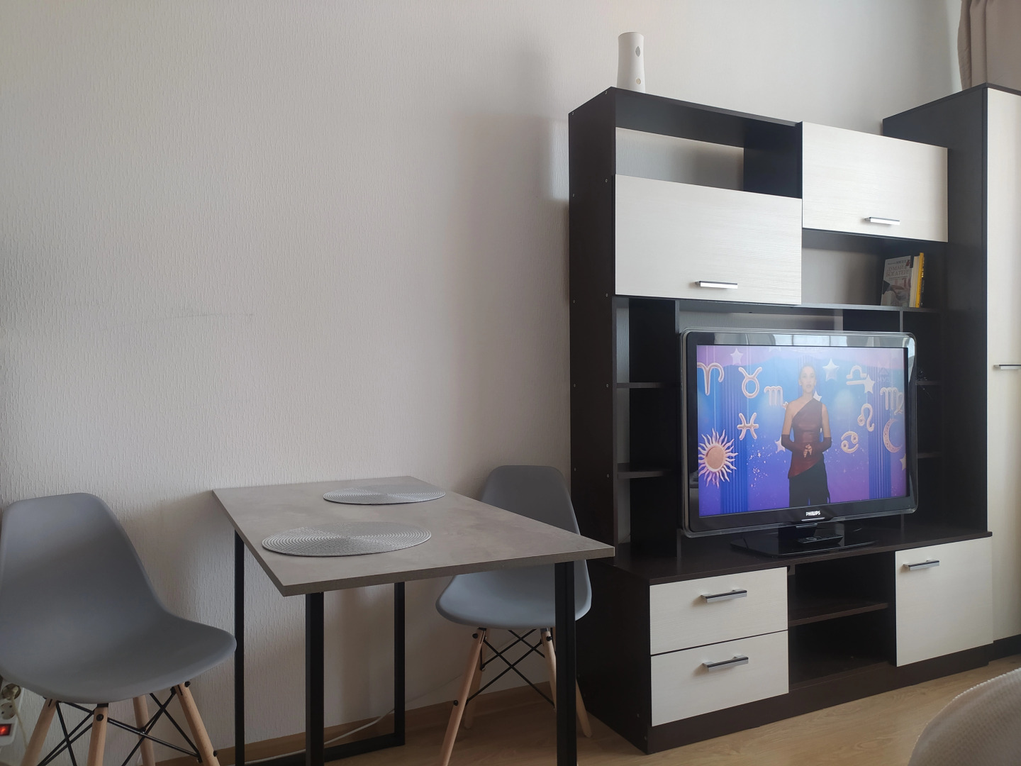 Квартира Современная Студия 29 м2 с Зоной Отдыха на Балконе