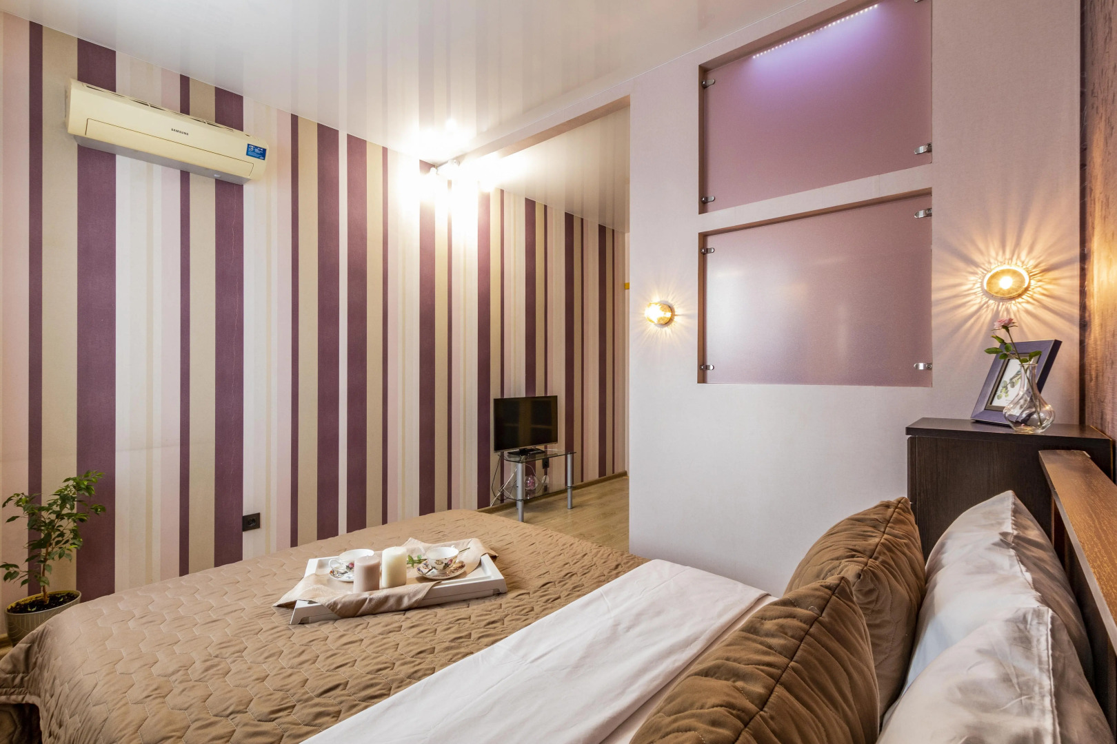 Квартира 1-комнатные BeGuest возле метро Ботаническая для 4х гостей