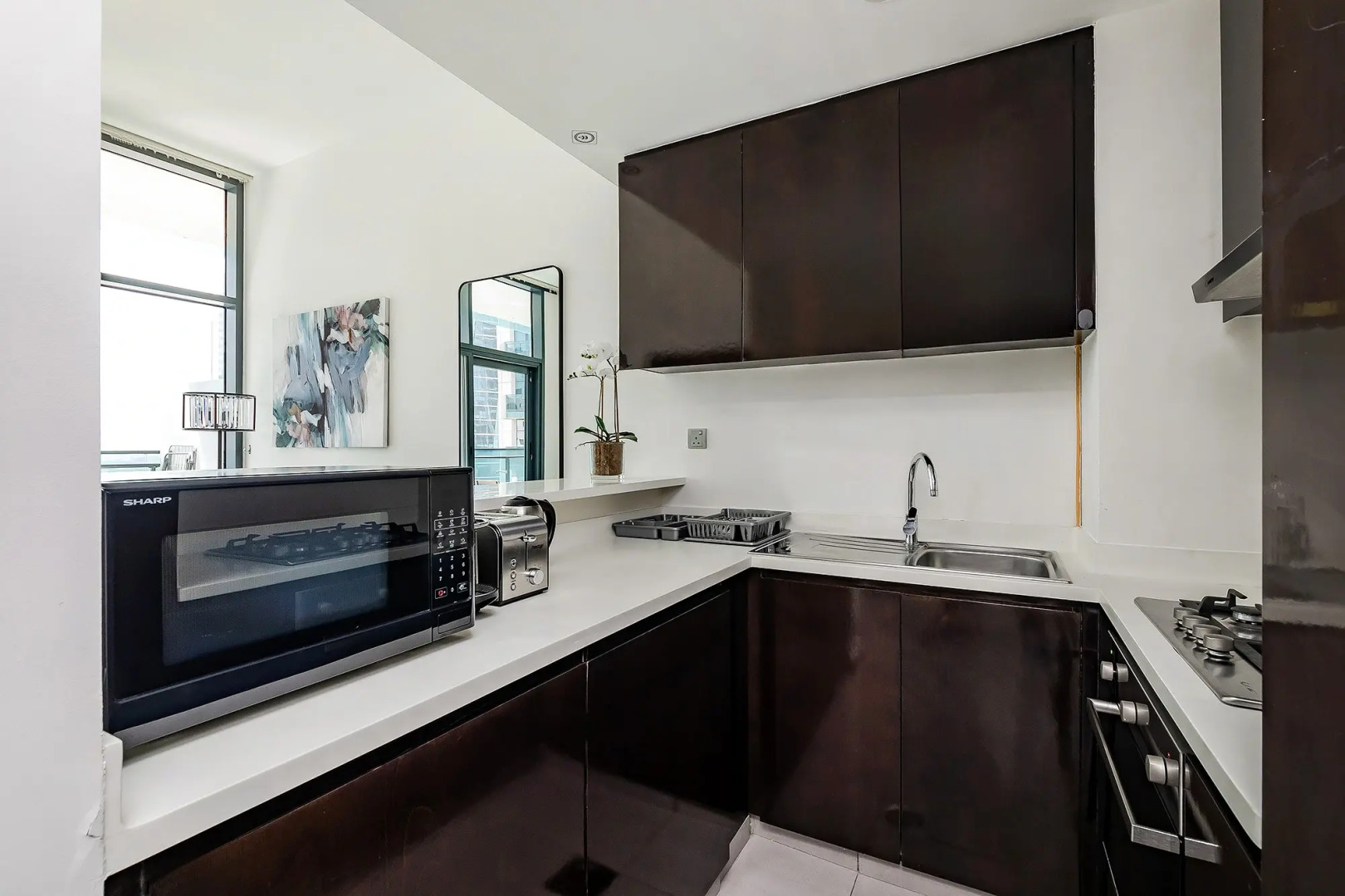 Апартаменты Stylish 1BR at Damac Merano Tower with Great View