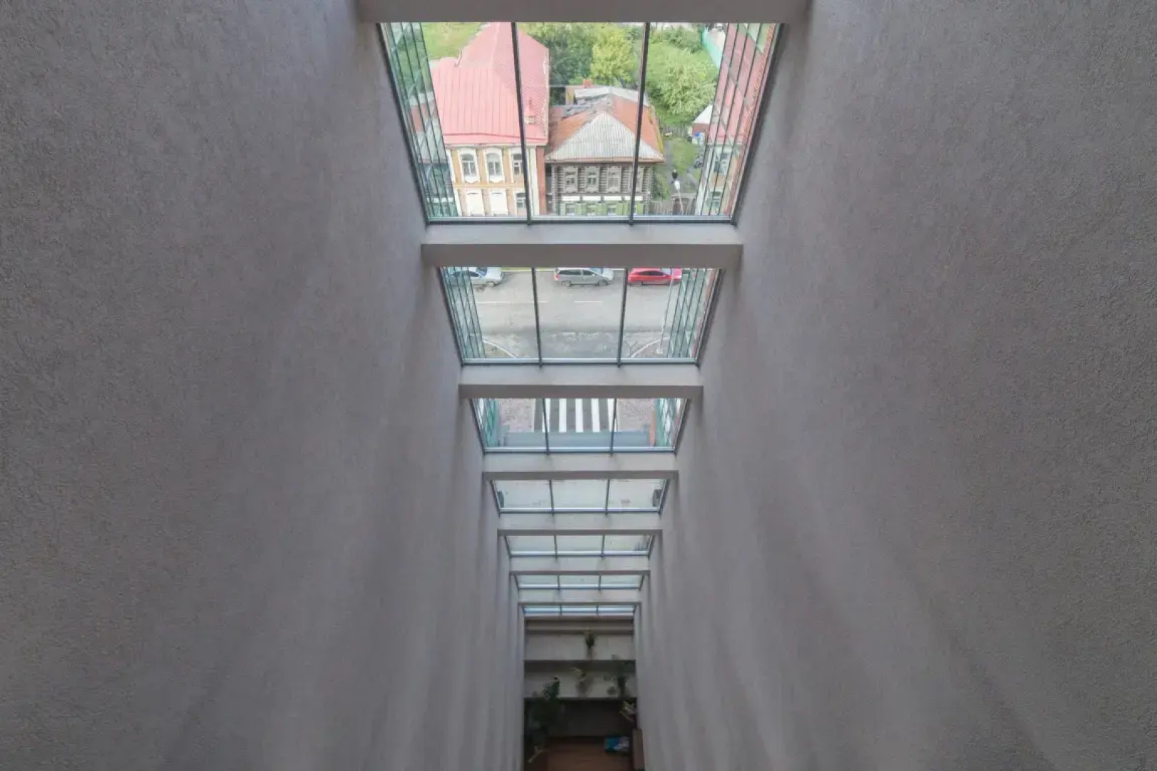 Апартаменты с видом на город и ванной