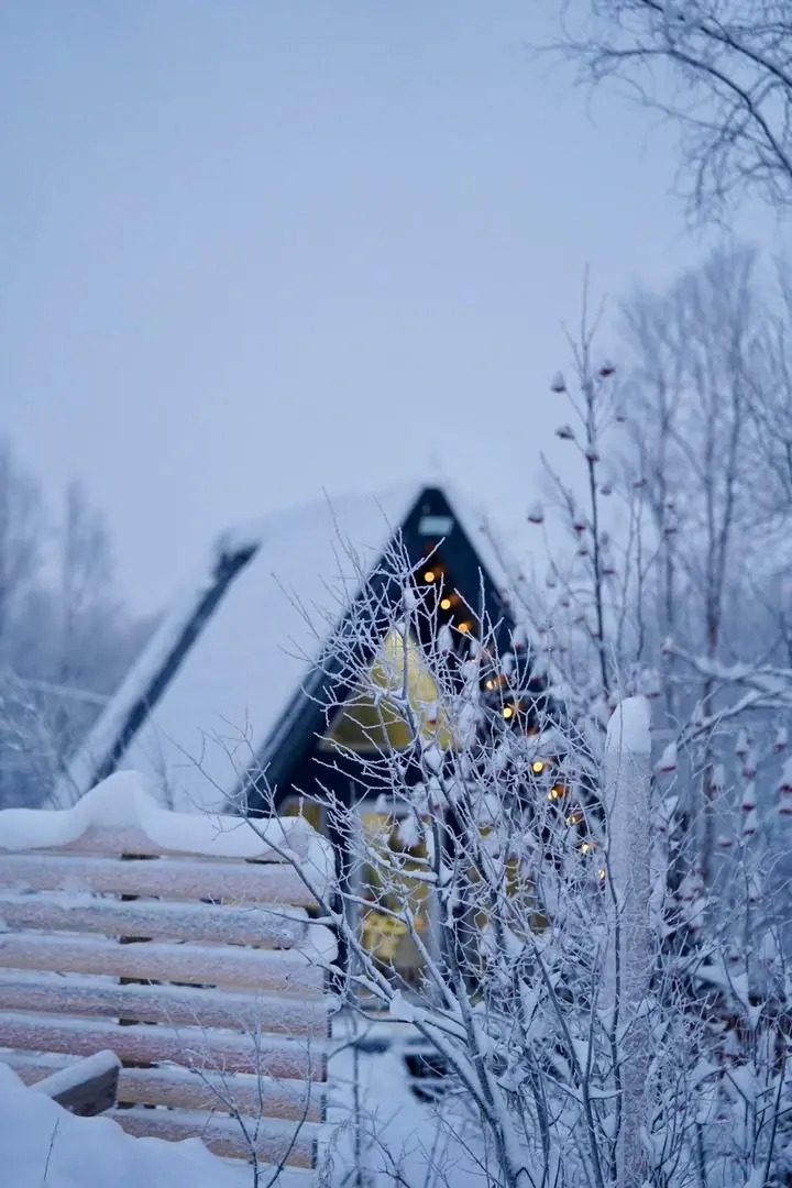 Частный дом A-Frame в лесу в 6 км от Мурманска