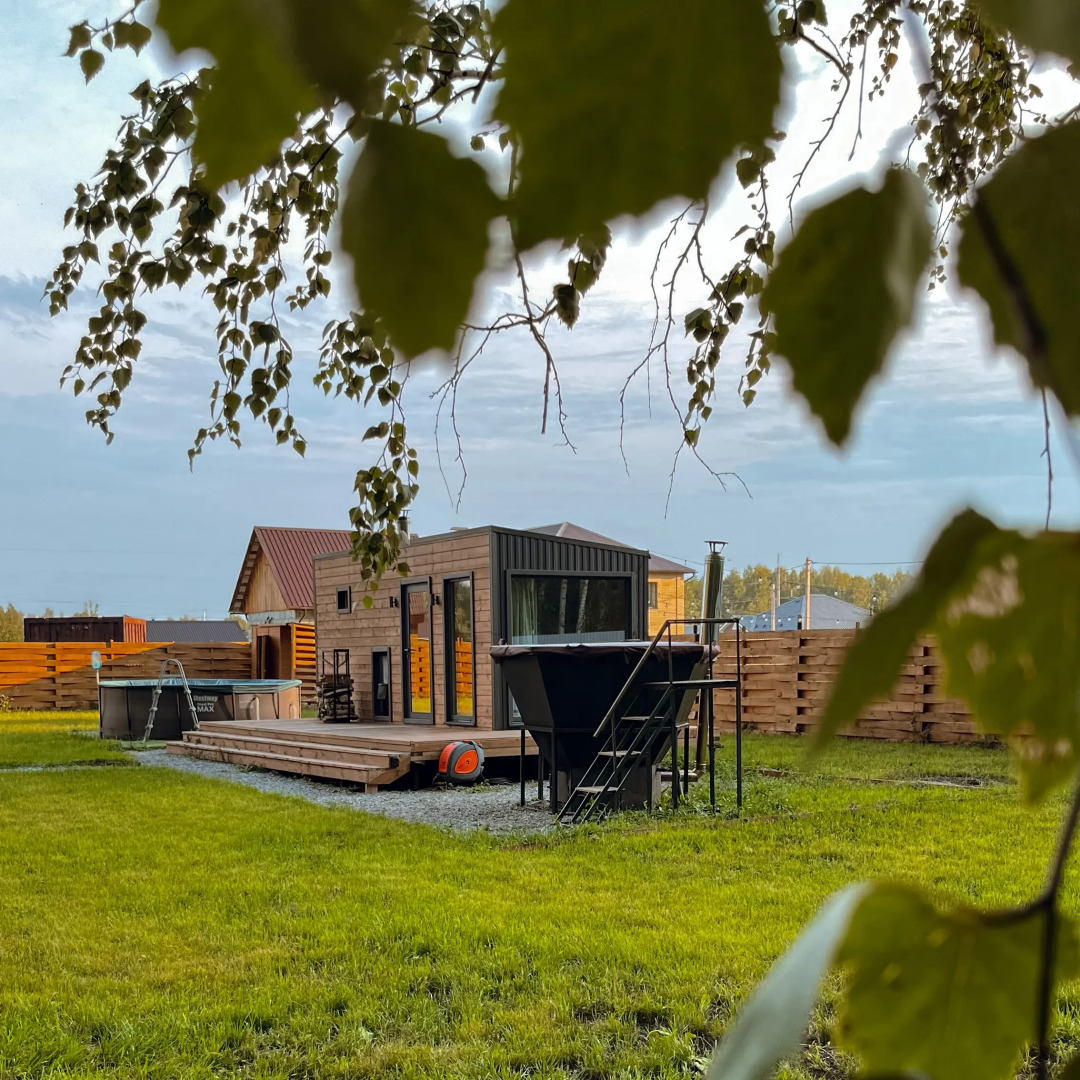 Частный дом Загородный дом в окружении леса