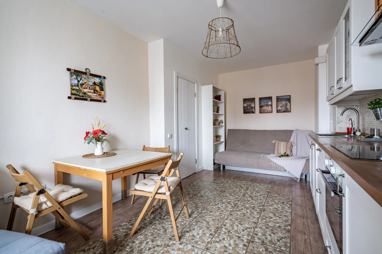 Квартира Eco Scandic у Метро Satin home