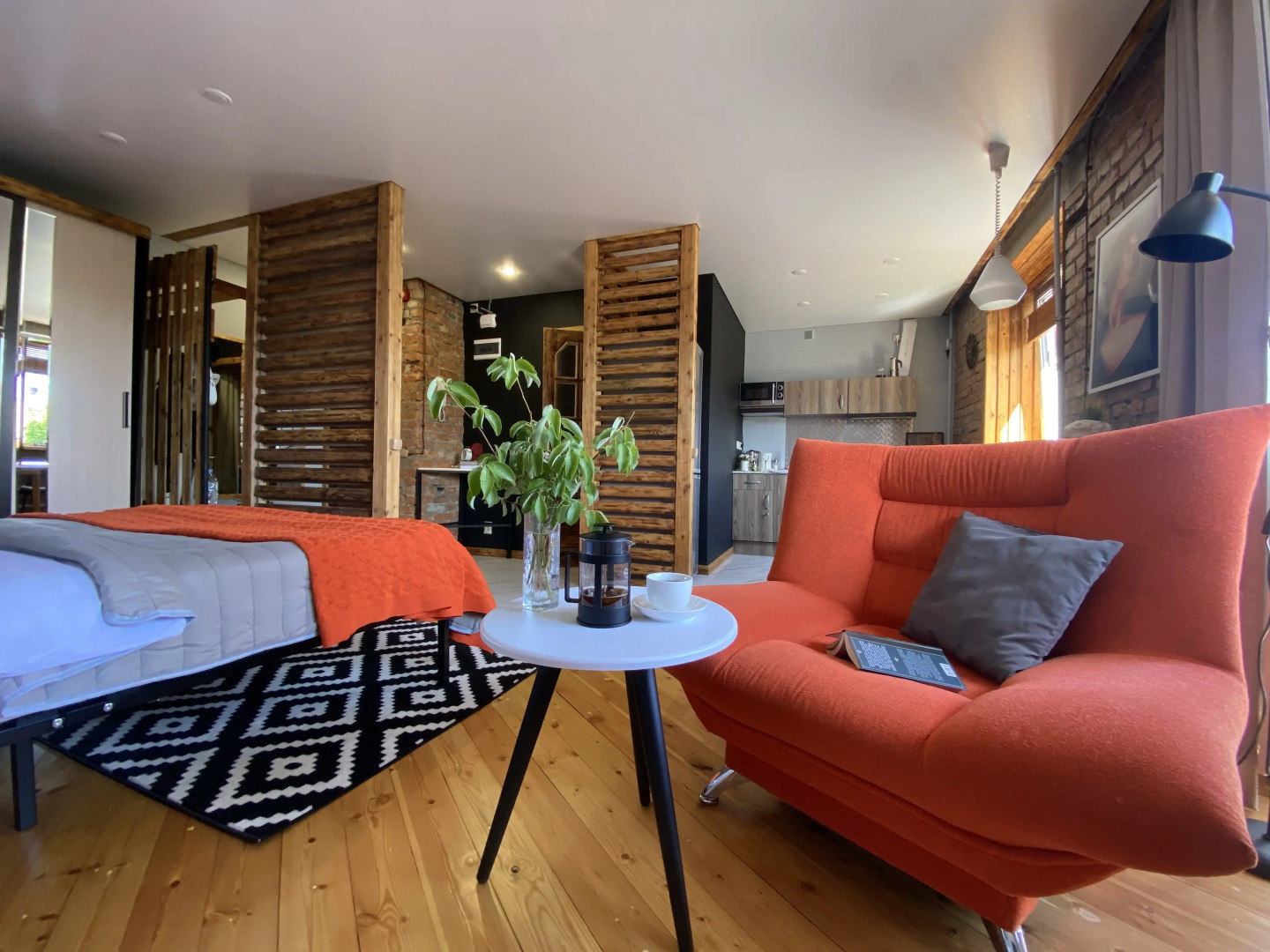 Апартаменты Hygge Karelia в стиле Art Loft