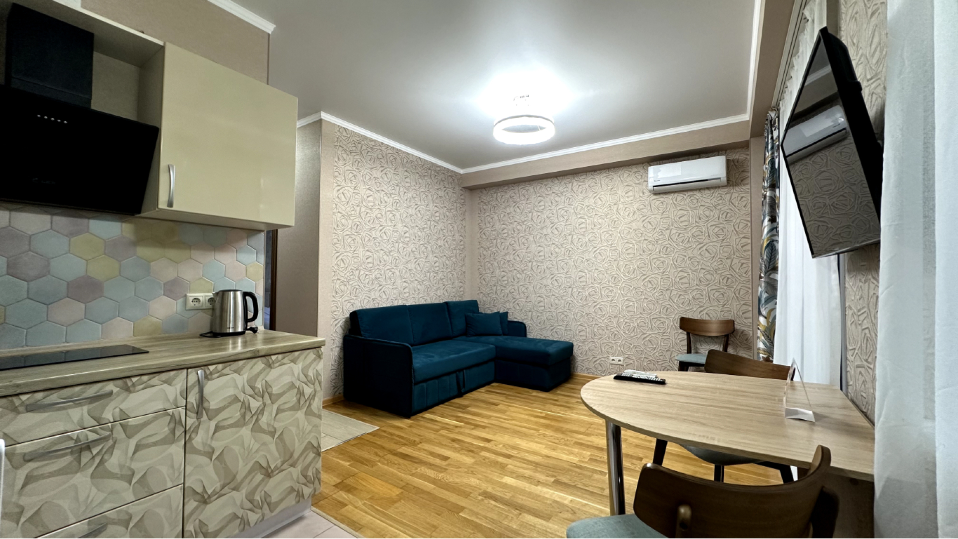 Апартаменты уютные Морент 36 кв. на 1 этаже в ЖК Сорренто Парк