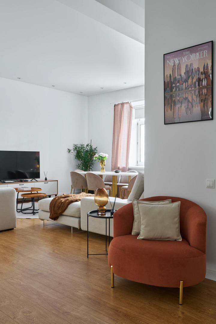 Апартаменты в Скандинавском стиле в центре Москвы