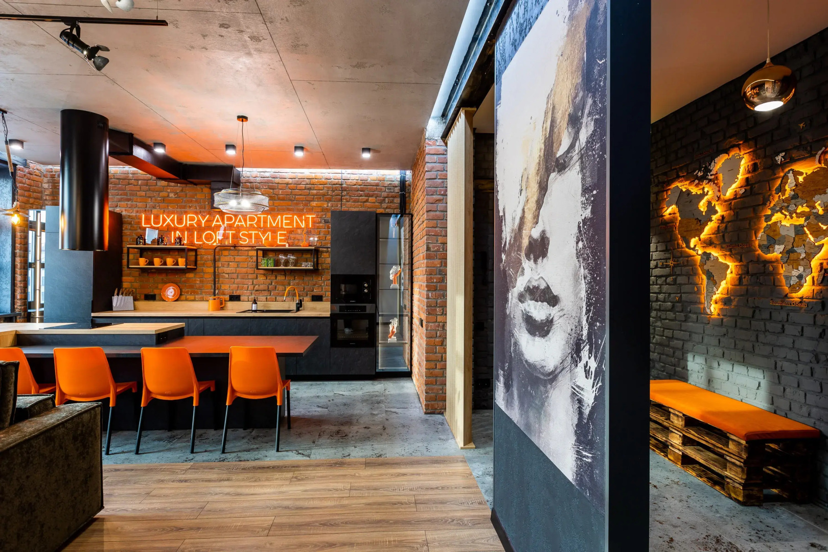 Апартаменты Luxury Apartment in Loft Style