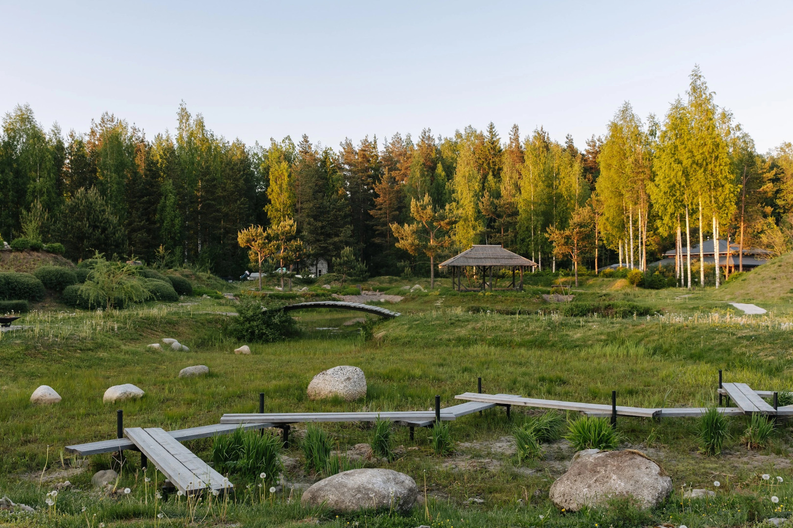 Шале с камином