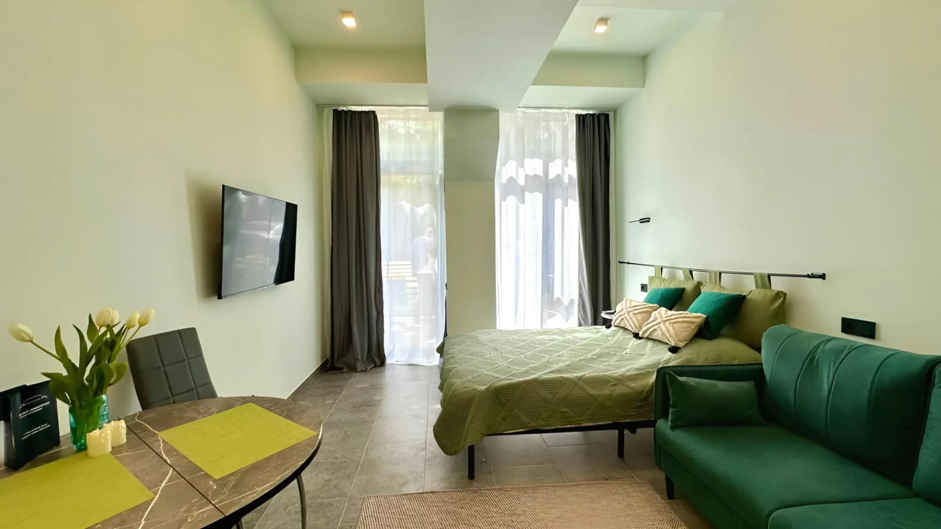 Апартаменты Апартамент с террасой у моря