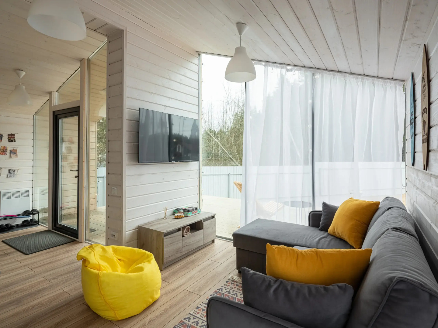 Частный дом с баней и чаном