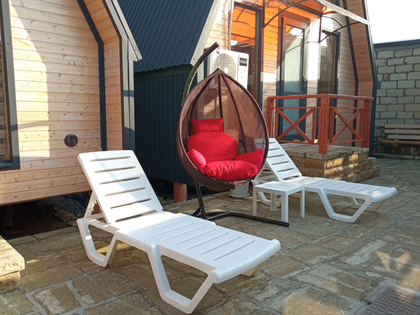 Бунгало А- Фрейм дом у моря