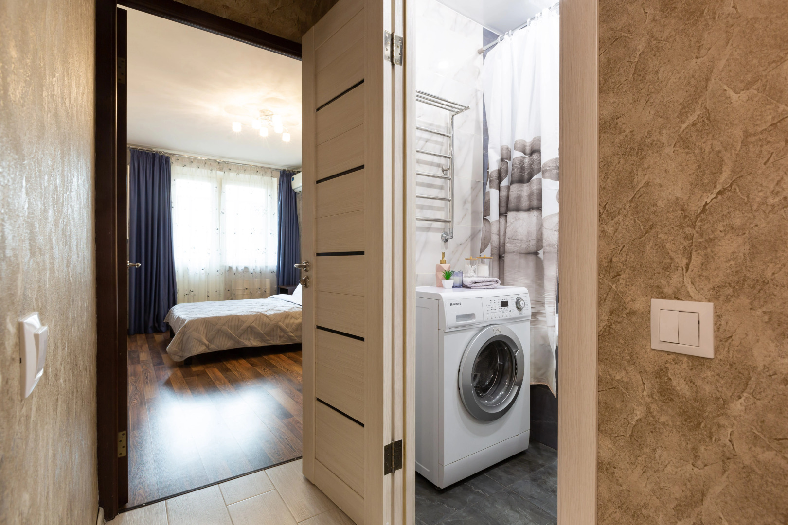 Апартаменты 1комнатные с двумя балконами в зелёном мкр Зеленограда