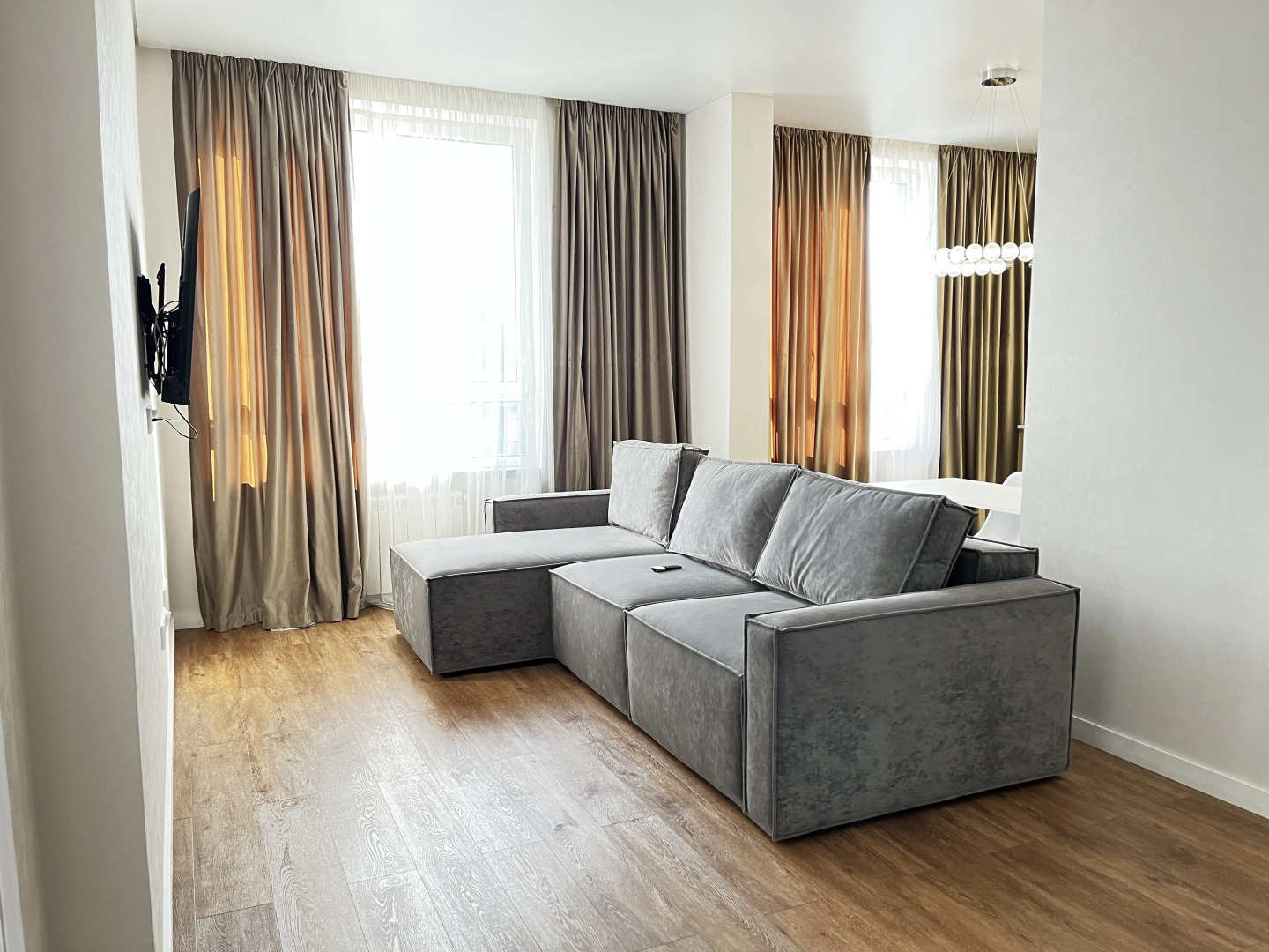 Квартира современная трешка в Скандинавии