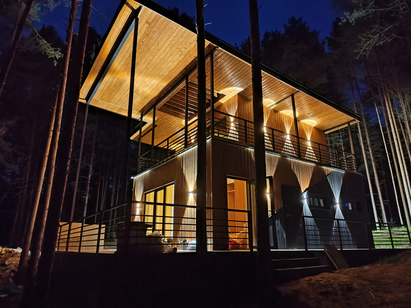 Частный дом Уютный красивый дом в лесу на озере Волго ( Селигер)