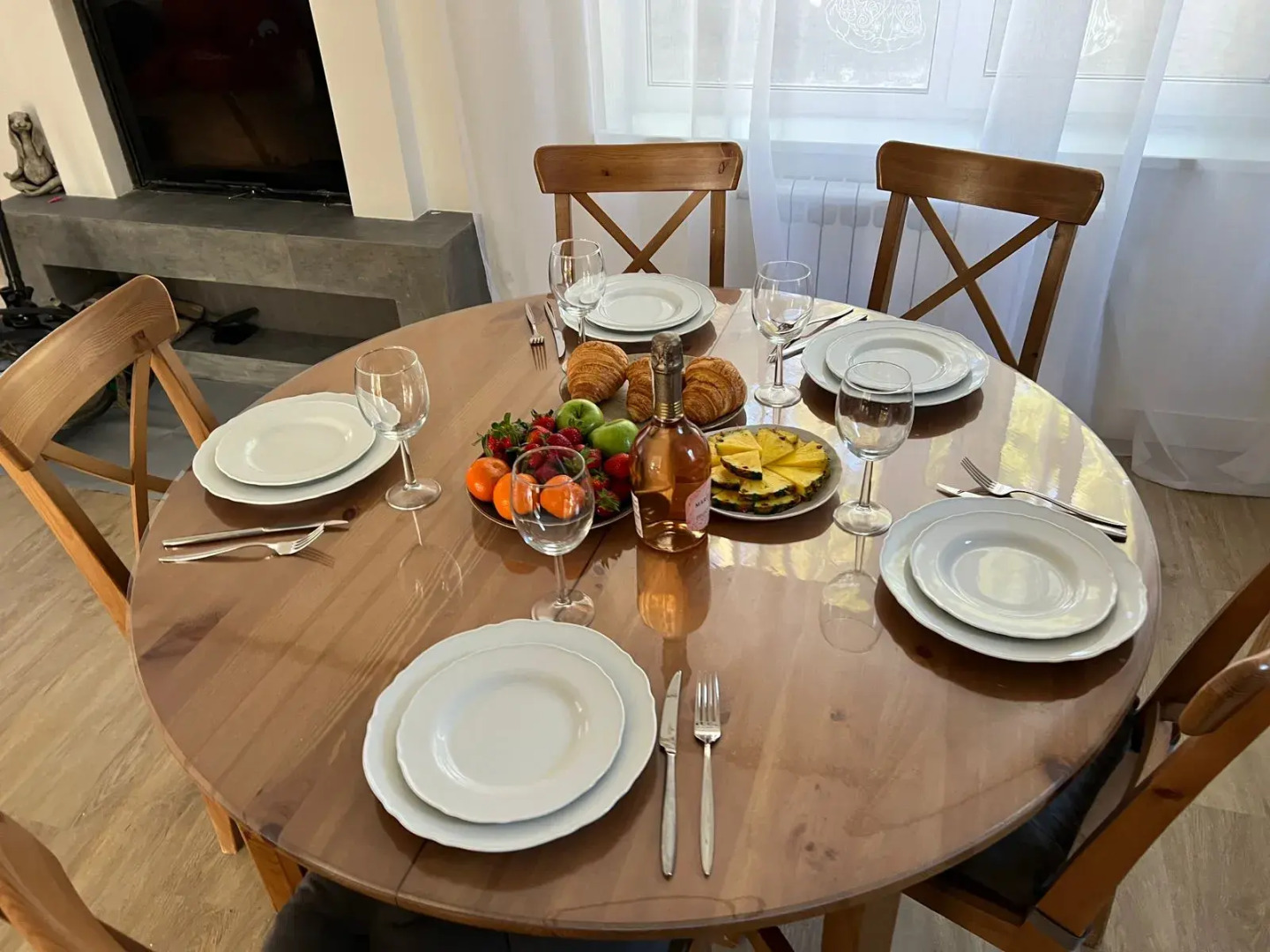 Частный дом с Камином в Сосновом Лесу