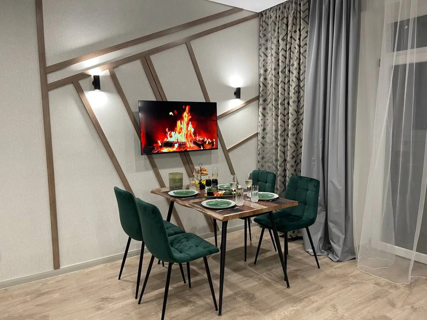 Квартира Уютный Апарт Шик Рядом с Рыбной Деревней