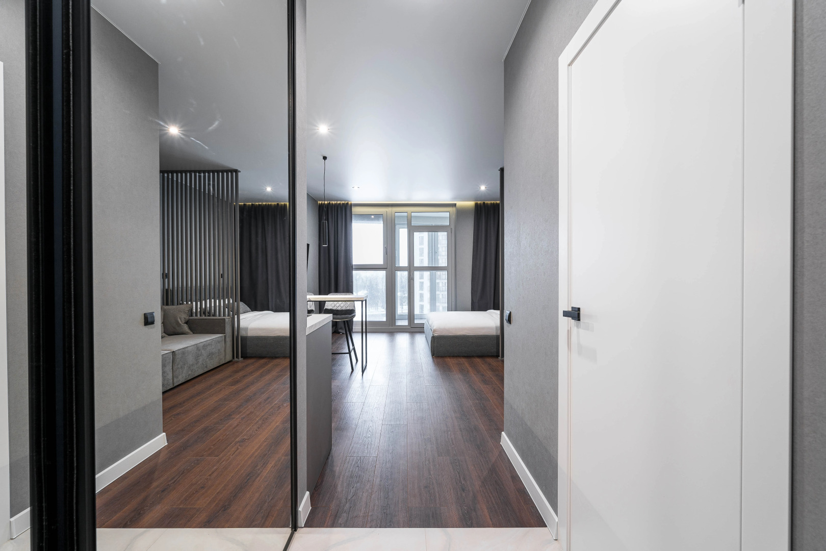 Квартира студия на сутки Минск Мир Быстрое заселение Современная техника Парковка Wi-Fi