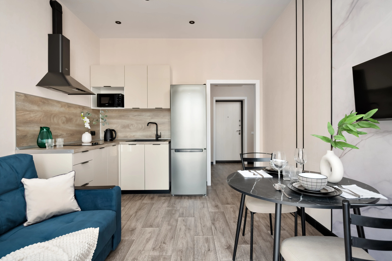 Квартира Дизайнерская 1к Рядом с Метро и Аквапарком