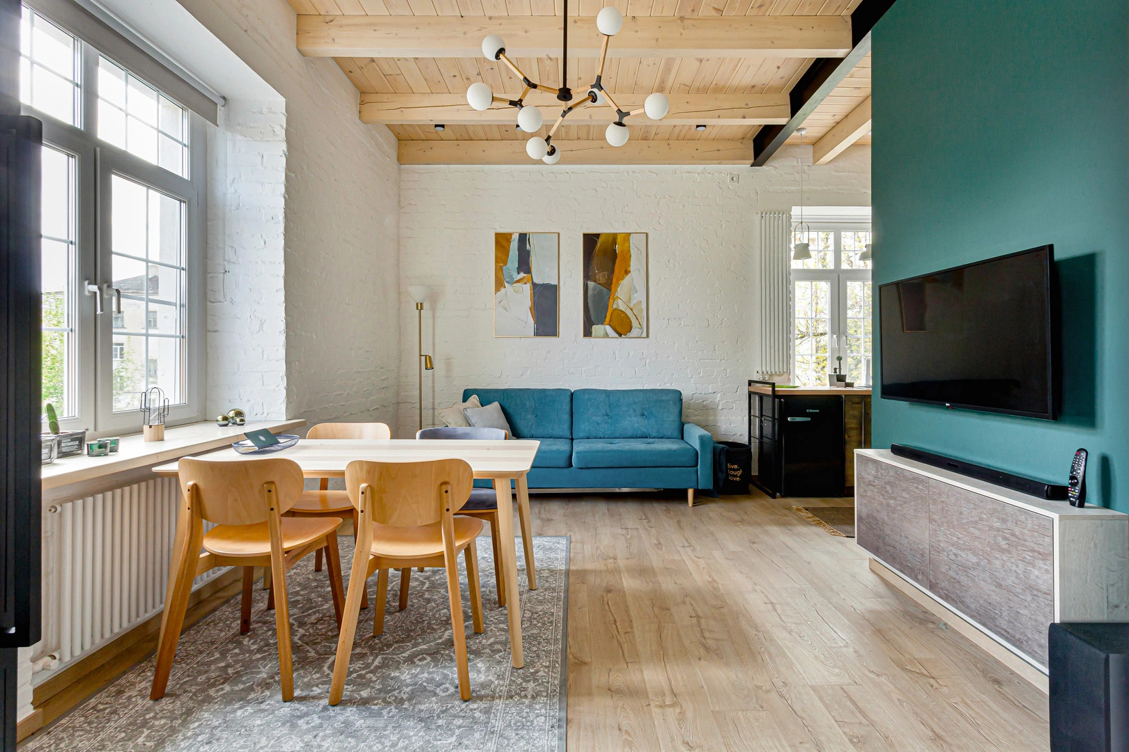 Апартаменты Tverloft у Волги с прозрачной спальней