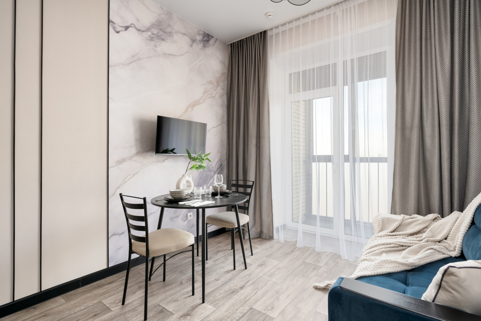 Квартира Дизайнерская 1к Рядом с Метро и Аквапарком