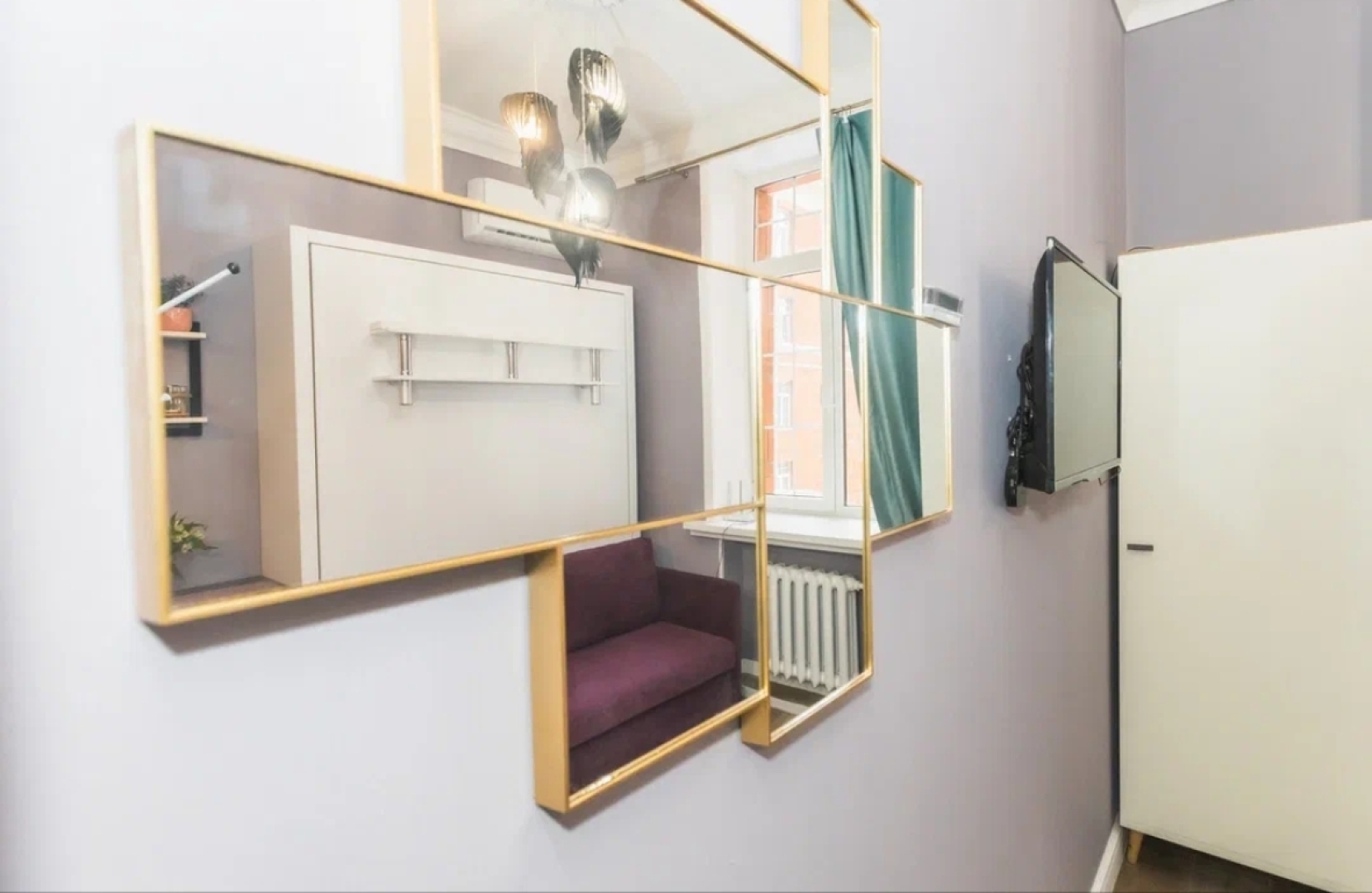 Апартаменты Rose Golden у метро Окружная