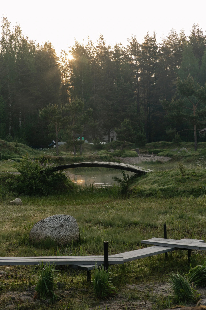 Шале с видом на сад