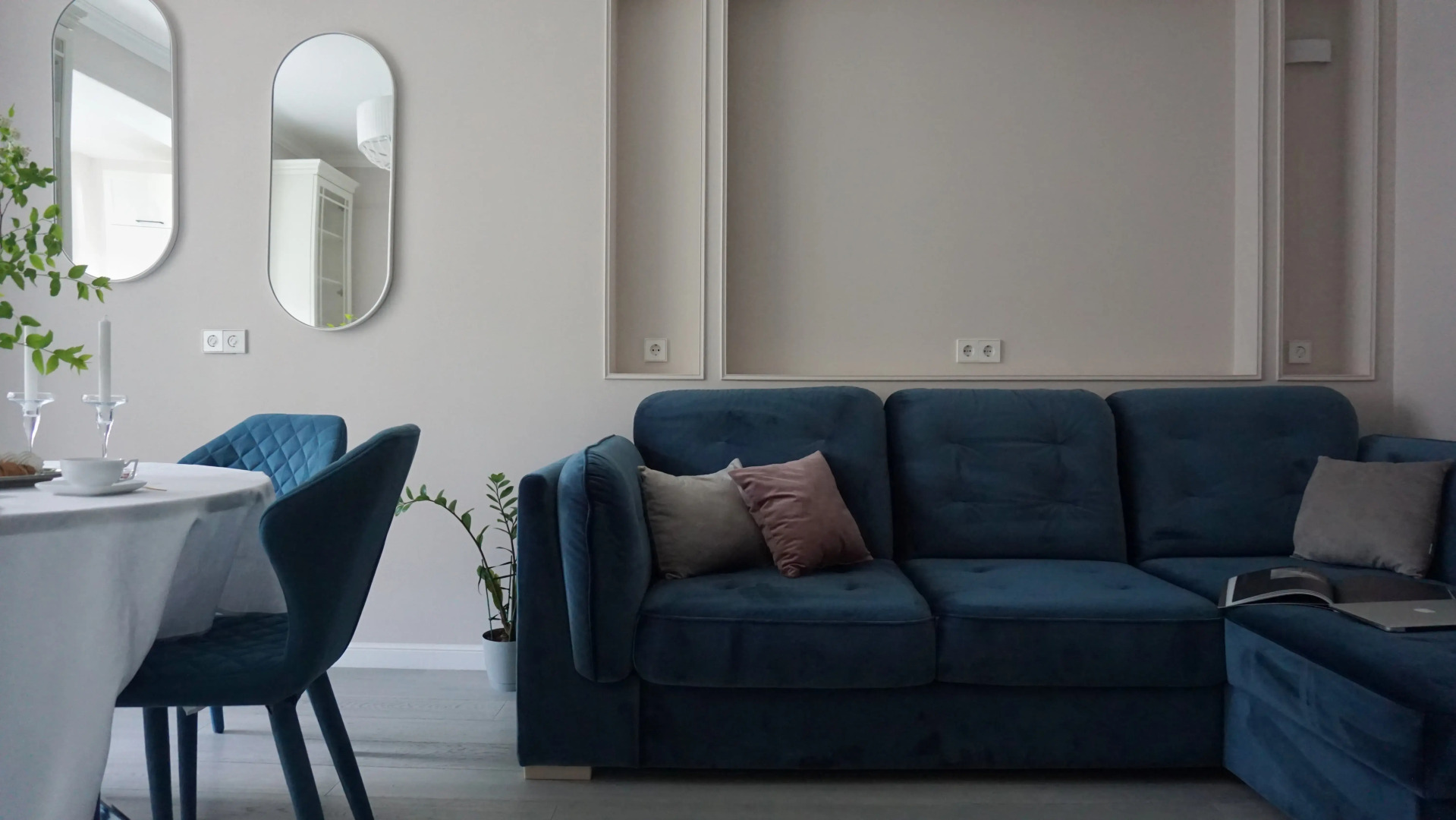 Квартира просторная трешка