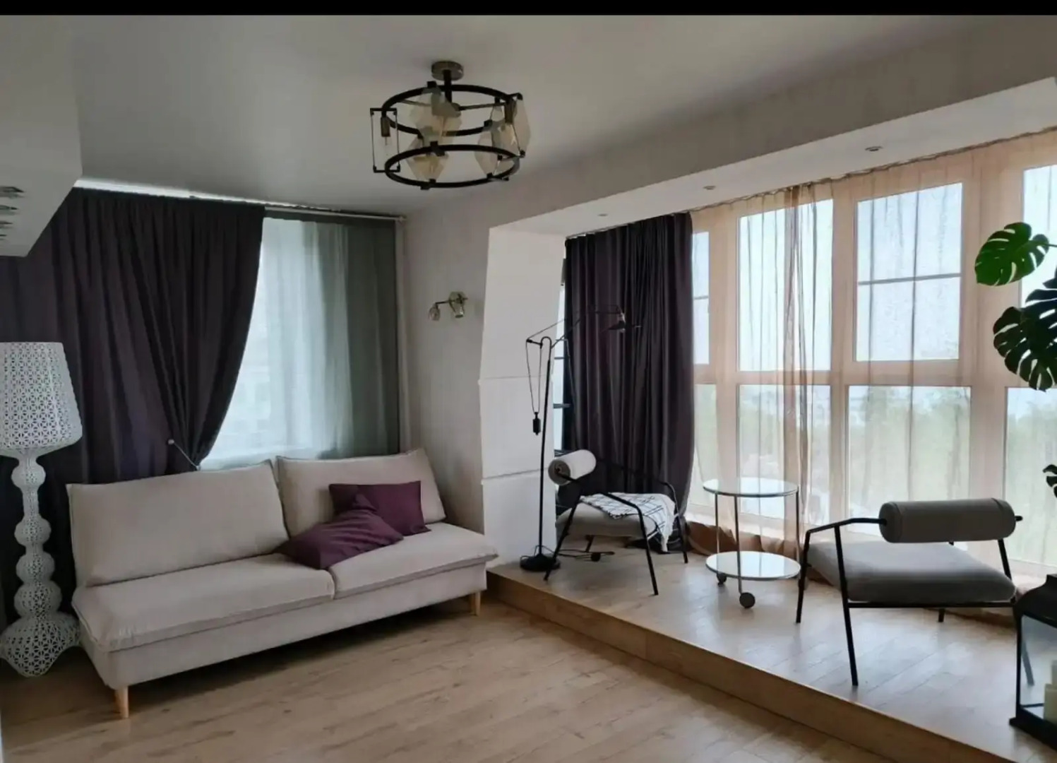 Квартира в центре Нижнего Новгорода с видом на Кремль