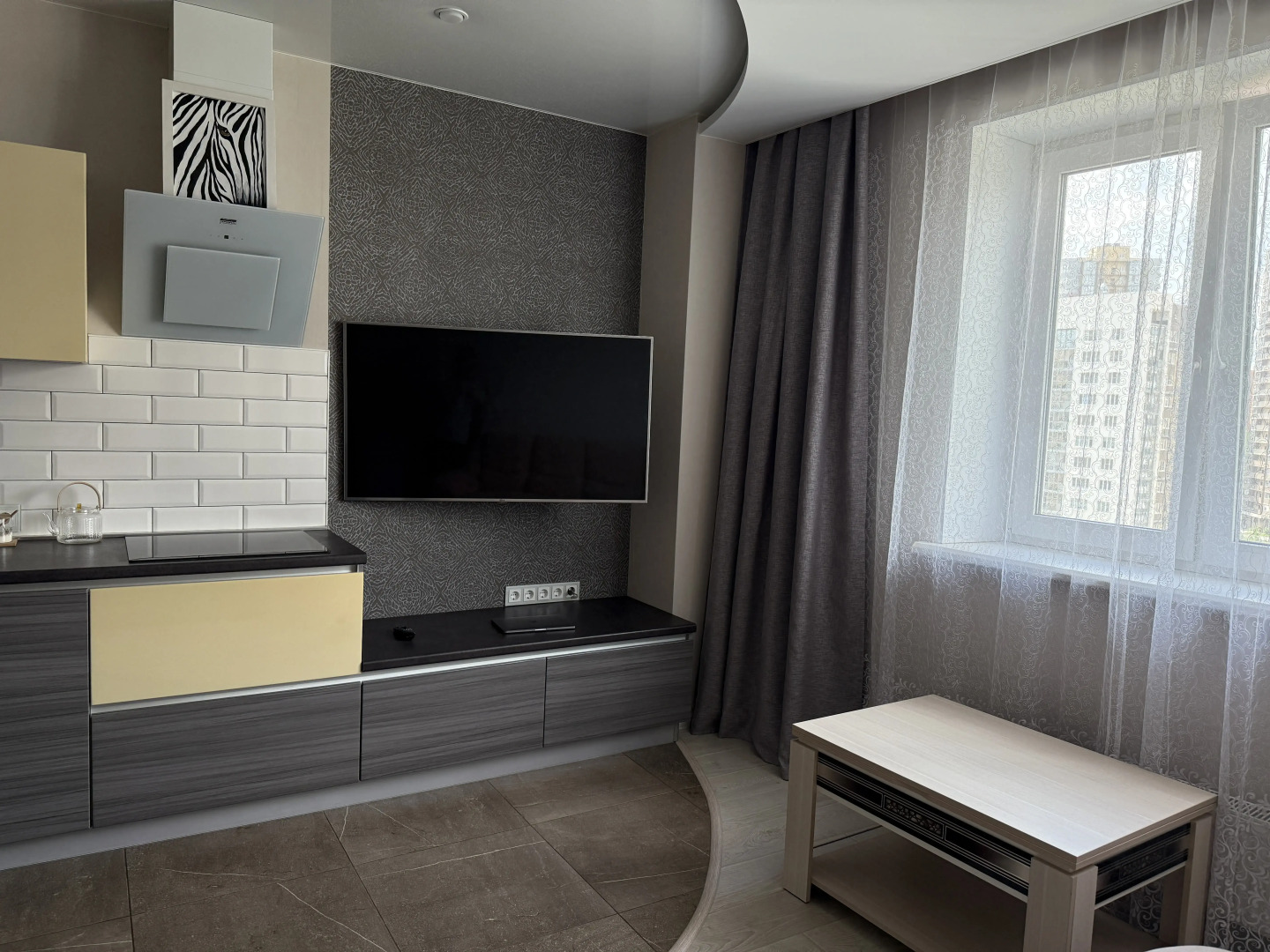 Квартира Уютная студия + спальня в ЖК Ньютон у ЛА Трактор