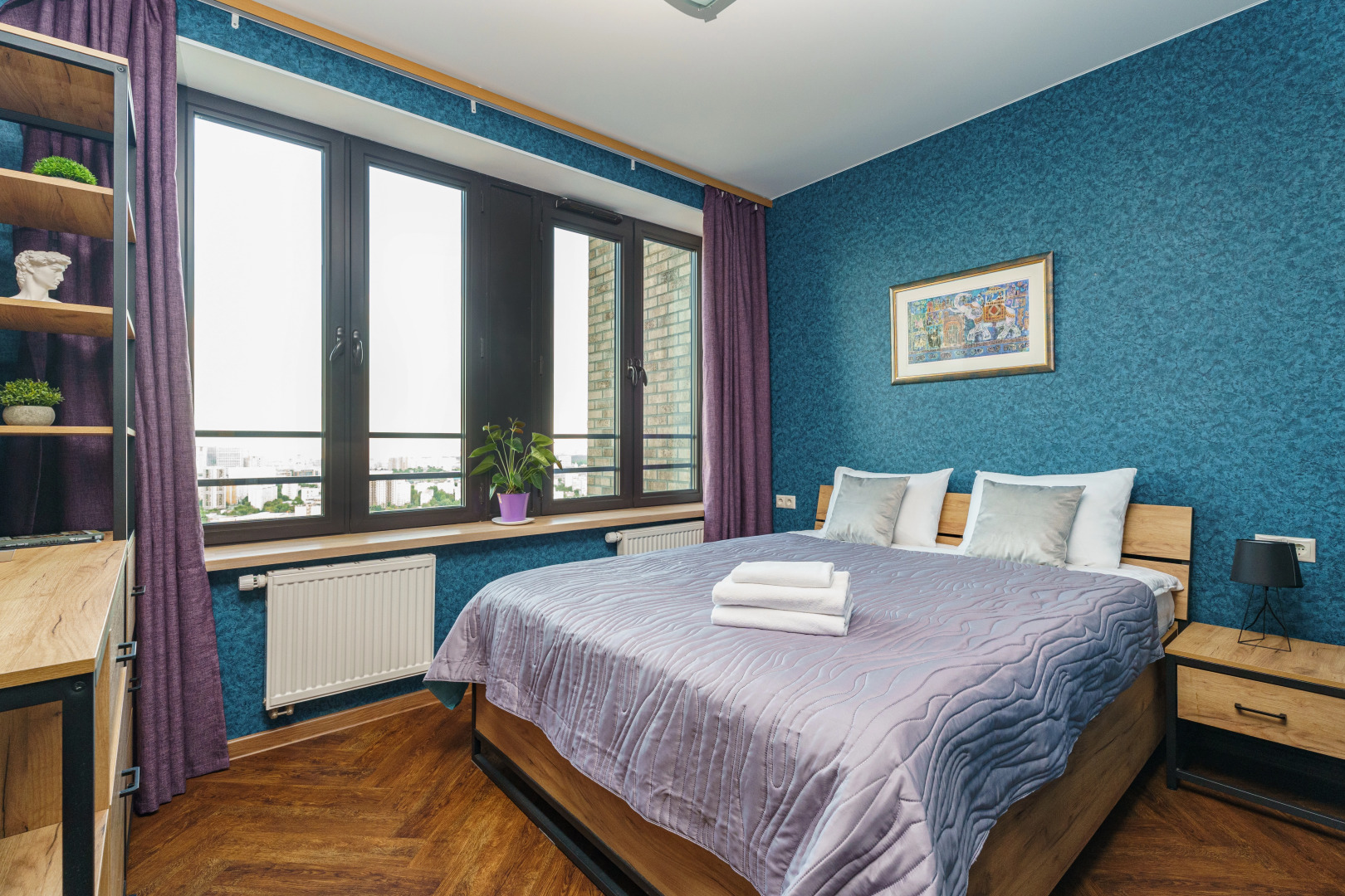 Квартира Lalapart Vintage House с отдельным рабочим кабинетом в небоскребе