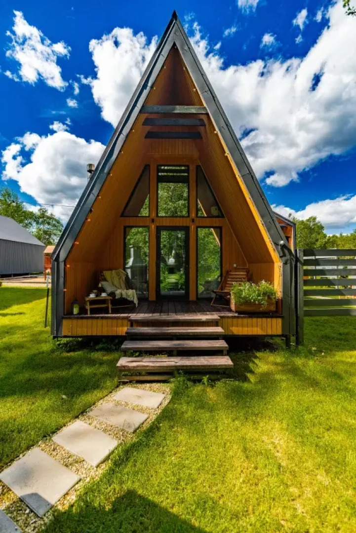 Частный Дом Афрейм с видом на лес №2