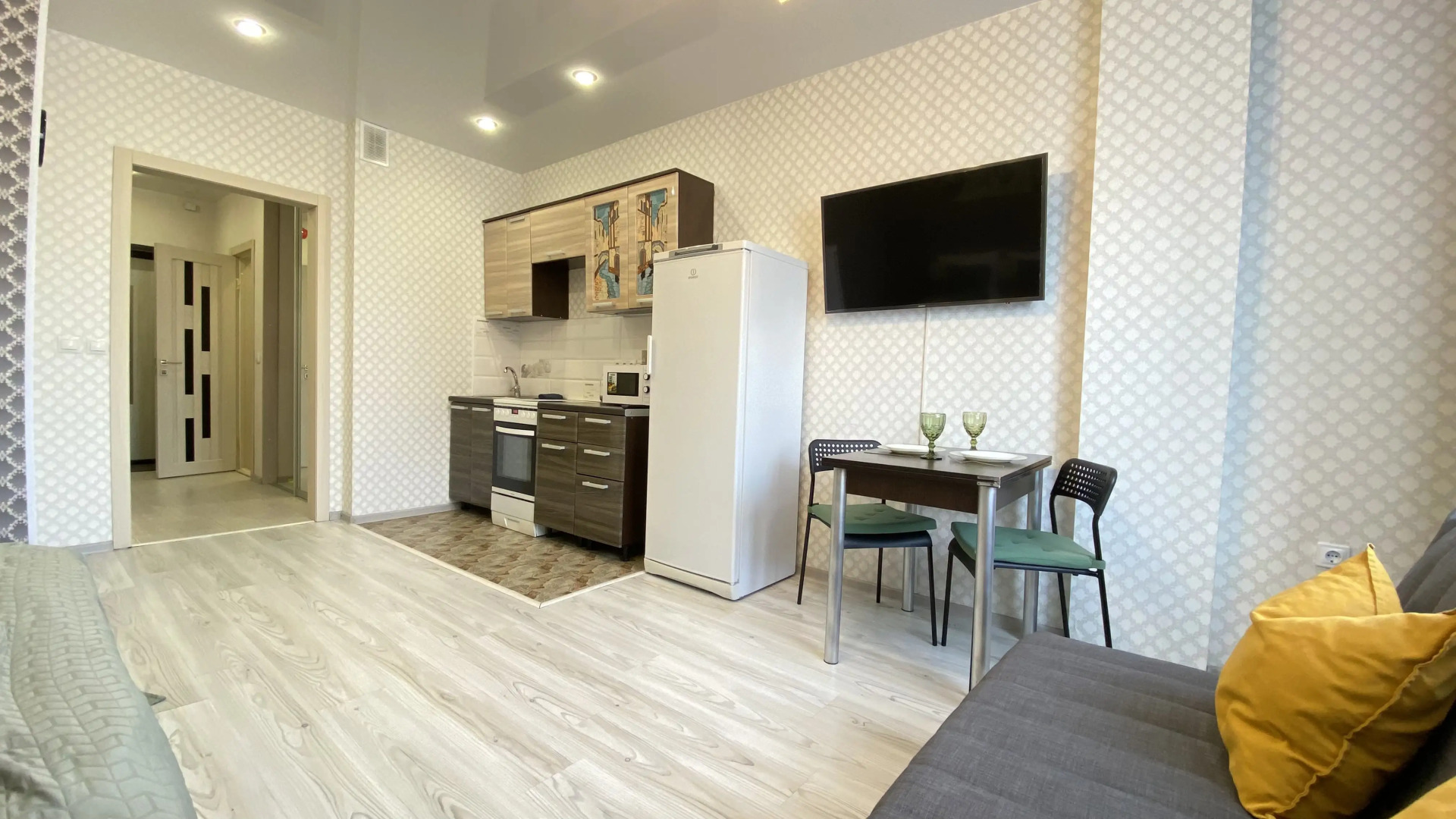 Уютные апартаменты.