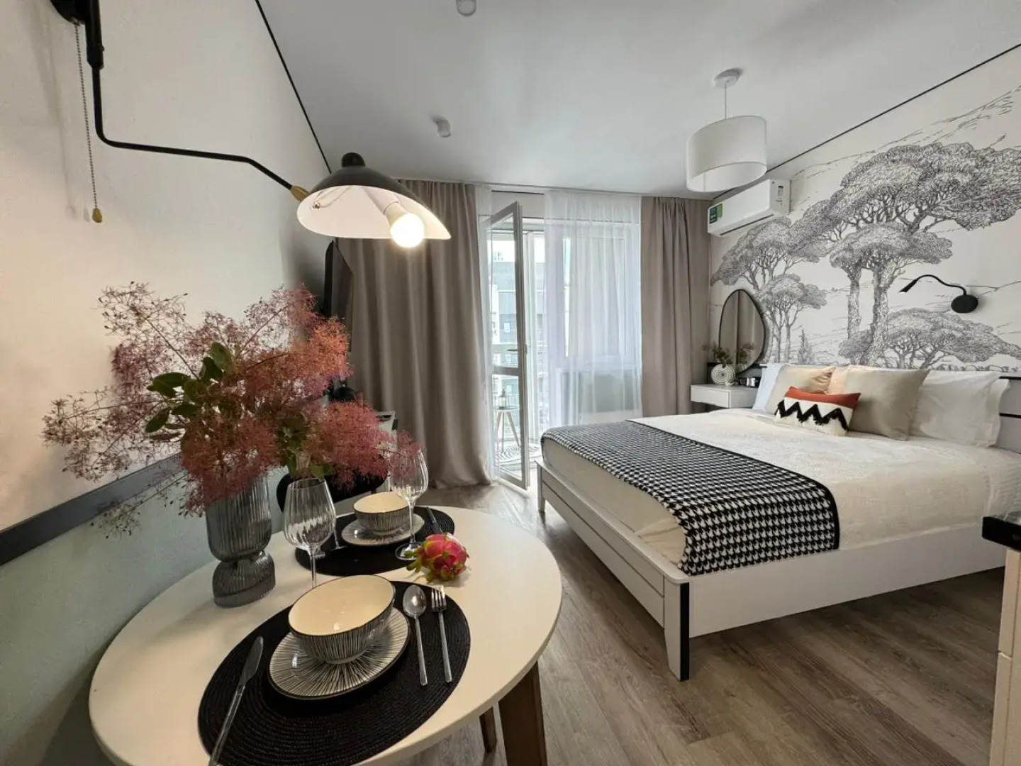 Квартира Стильная Cтудия на Куникова 47 г