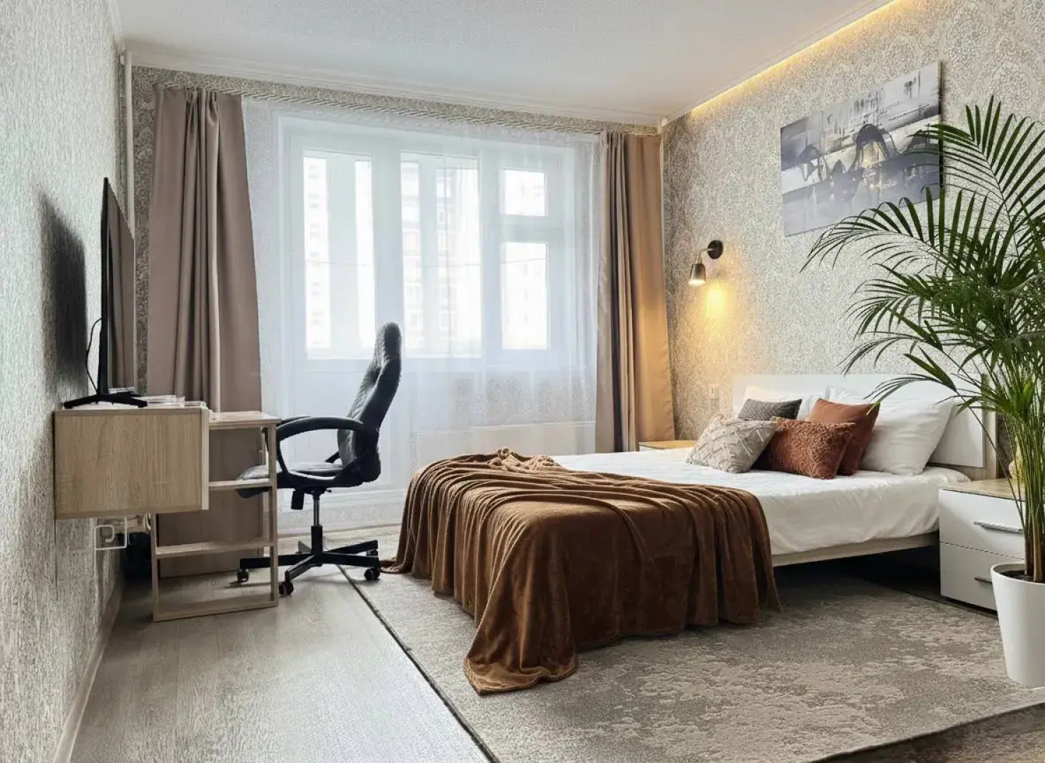 Апартаменты Уютные с балконом в центре города