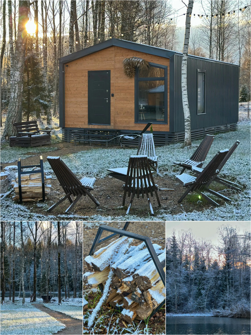 Частный дом Уютный нa бeрегу лесногo озeра pядом с Переслaвлeм-Зaлecским