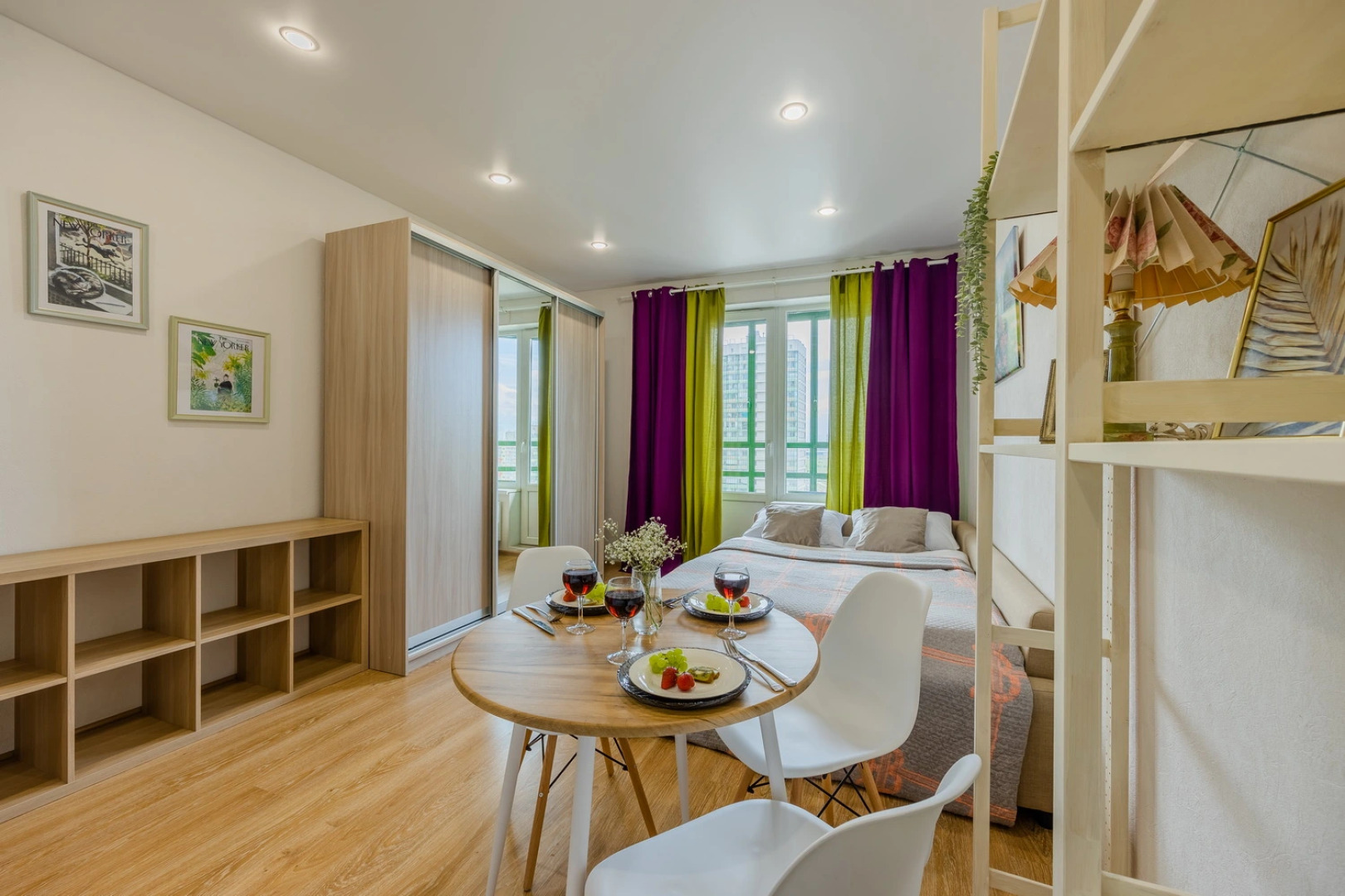 Квартира Просторная Студия у Метро Девяткино