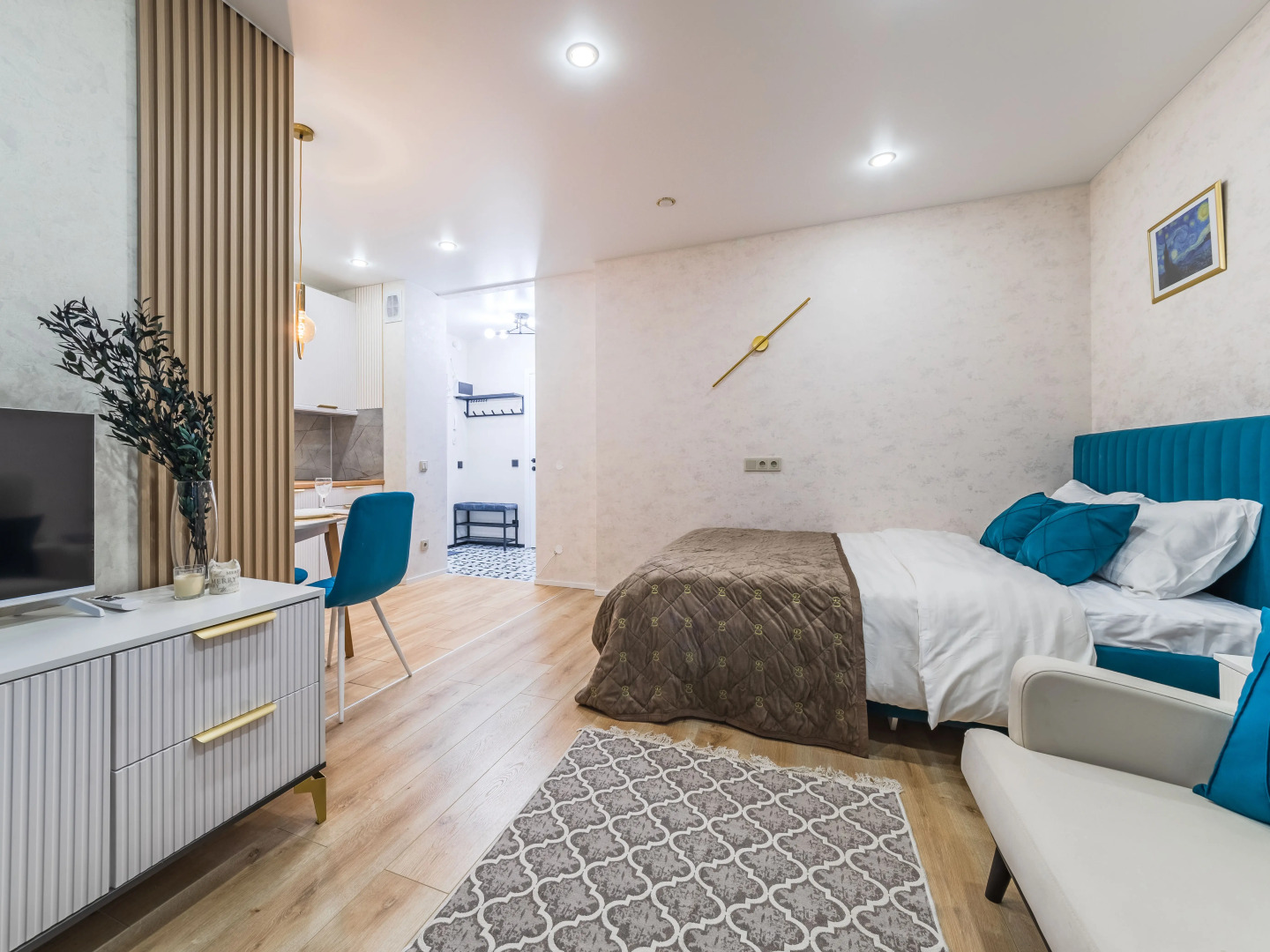 Апартаменты Дизайнерские «Арт Волна» в новом доме рядом с метро и Ладожским вокзалом