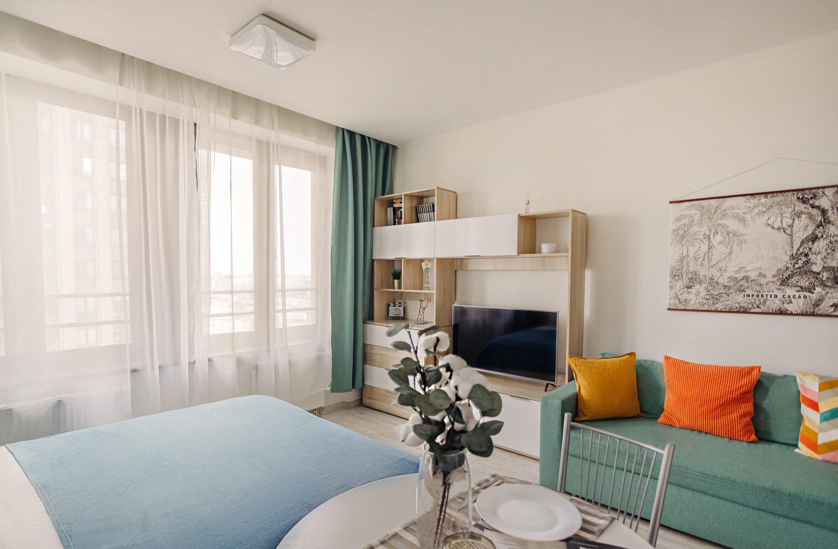 Апартаменты Lalapart Tiffany на 27 этаже небоскреба Савеловский Сити