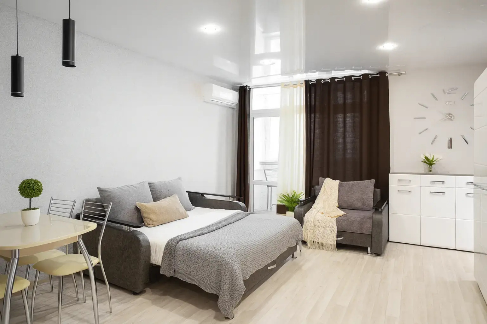 Квартира Уютная студия с видом на город