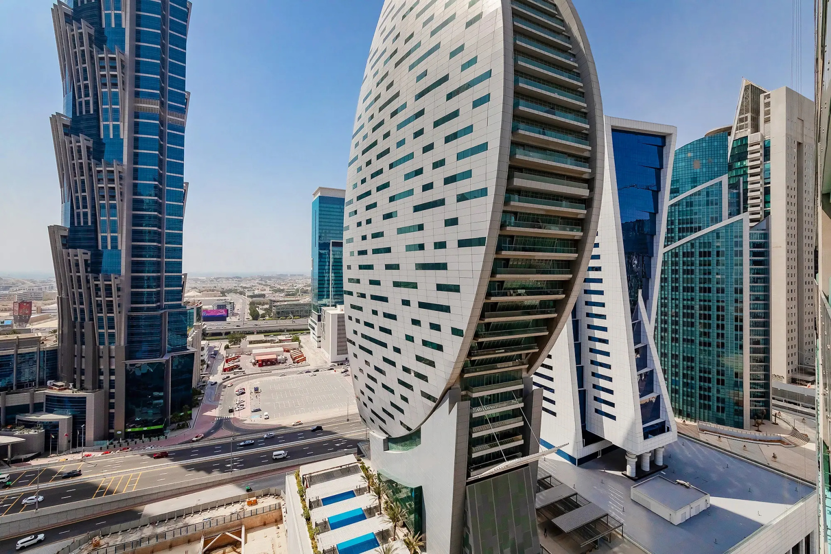 Апартаменты Stylish 1BR at Damac Merano Tower with Great View