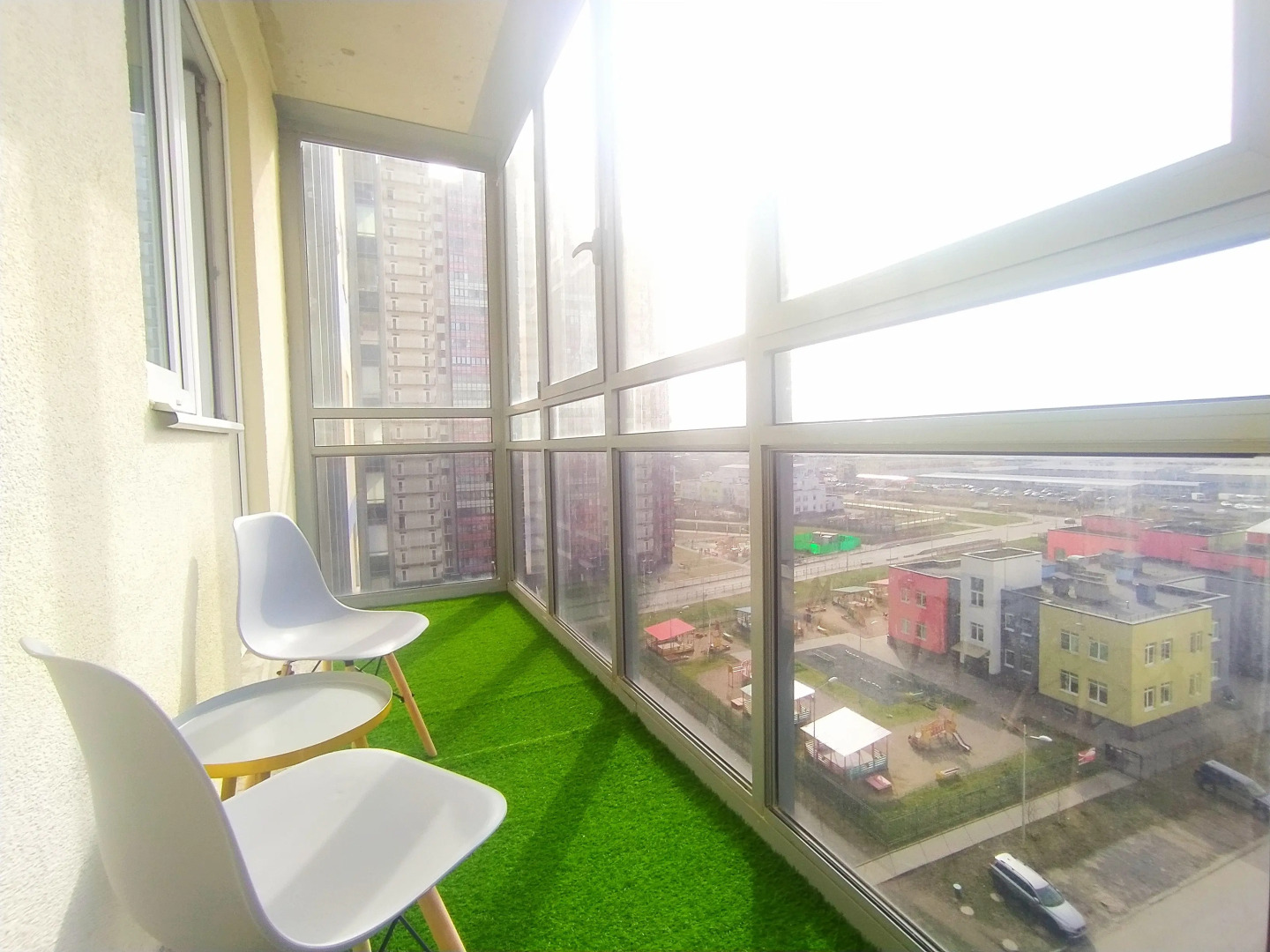 Квартира Видовая студия с панорамным балконом