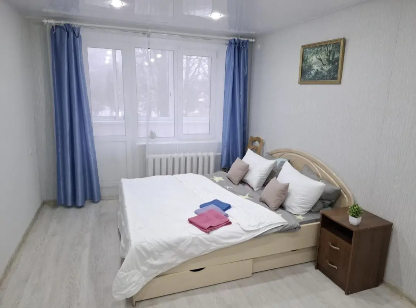 Квартира Уютная Евро двухкомнатная