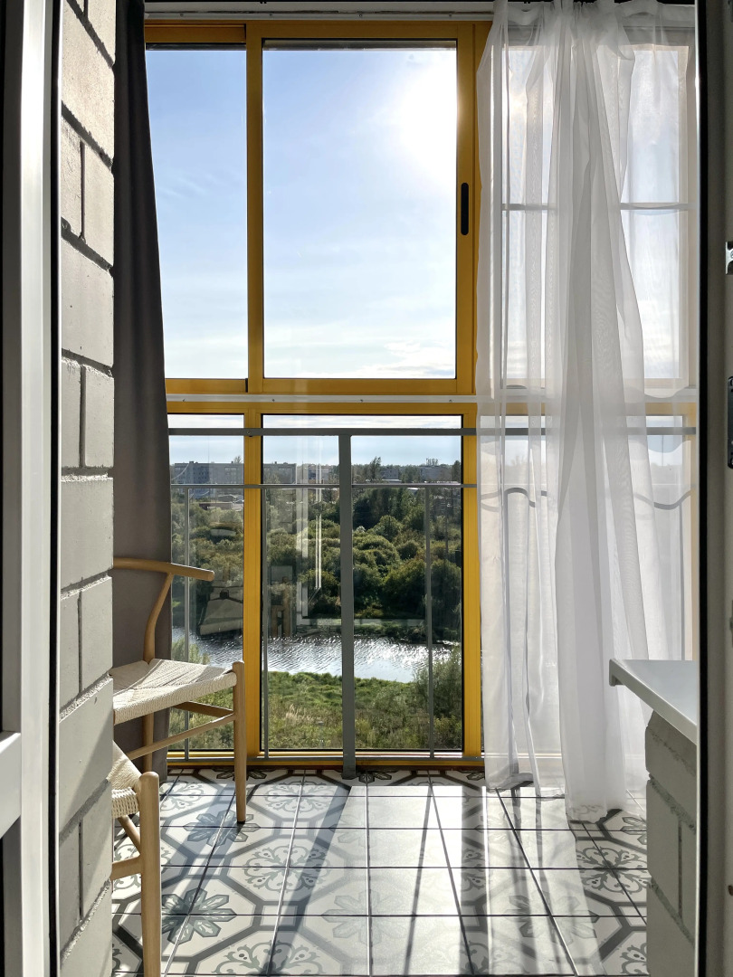 Квартира Новая евродвушка на четверых в современном районе Великого Новгорода