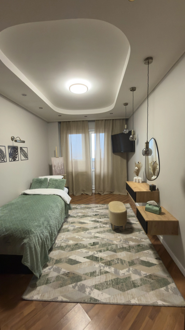 Квартира Уютная на 10 Этаже с Красивым Видом на Город