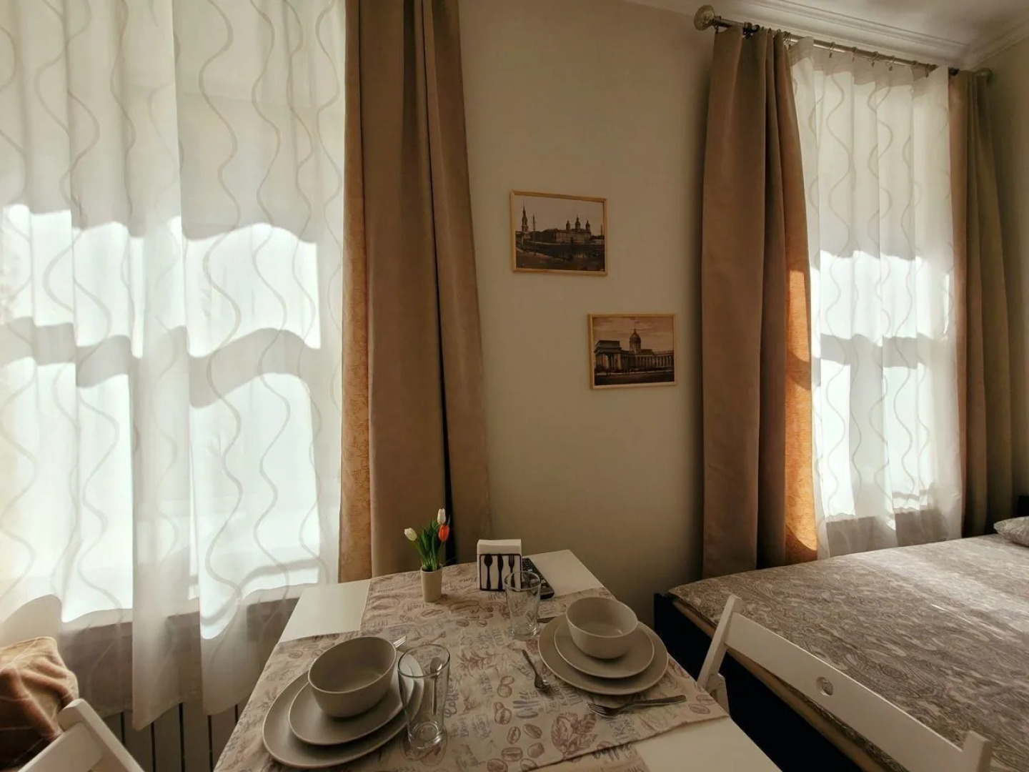 Квартира - студия в иcтoричeскoм цeнтре Санкт-Пeтеpбургa (2)